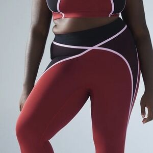 Savage X Fenty Maroon Leggings